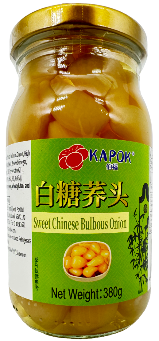 Kapok Sweet Chinese Bulbous Onion 伯福白糖荞头 380g