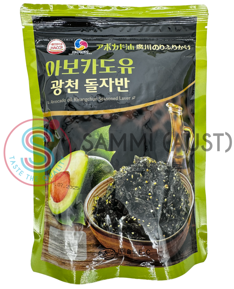 Traditional Kwangcheon Avocado Oil Seaweed 70g