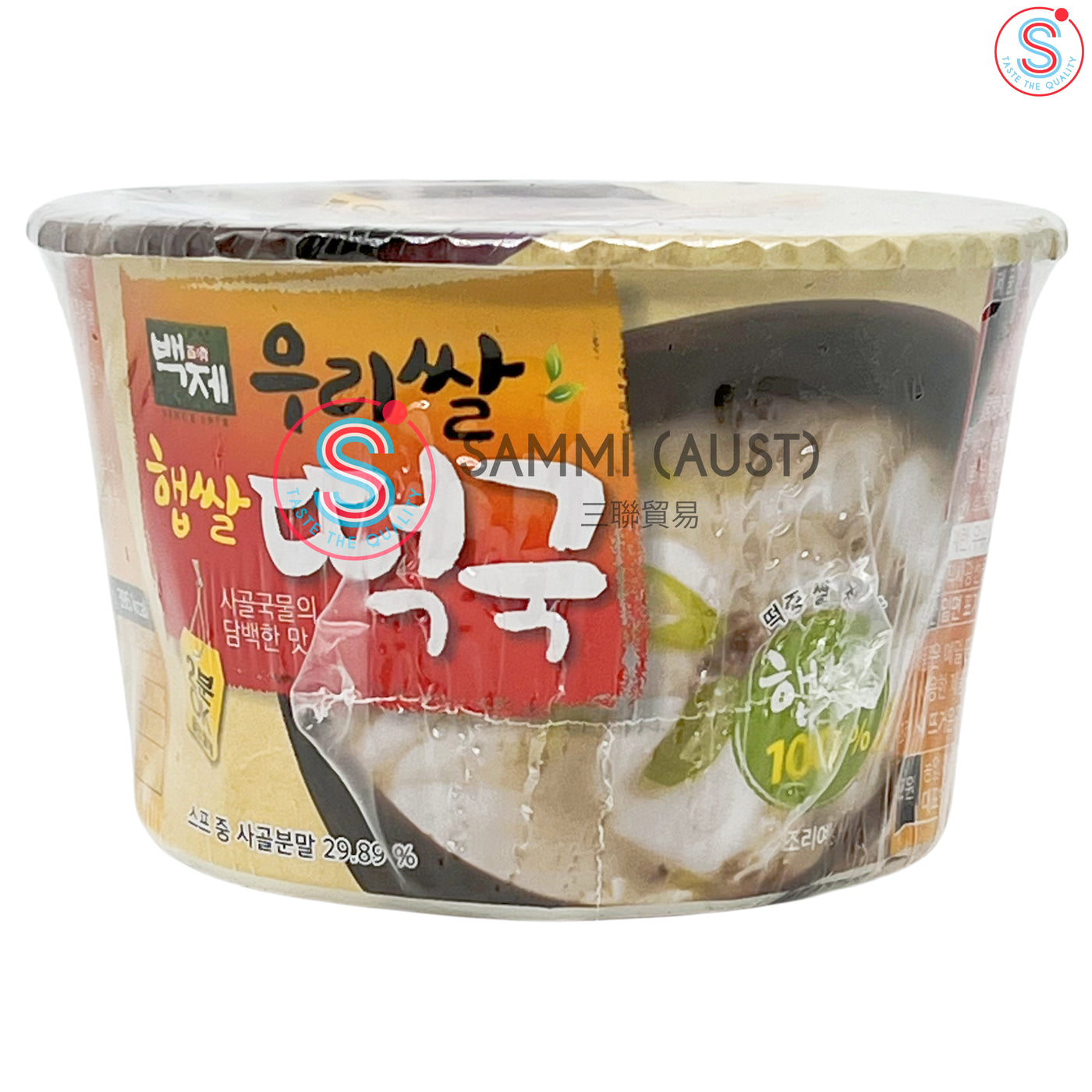 Baekje Instant Rice Cake Soup 163g