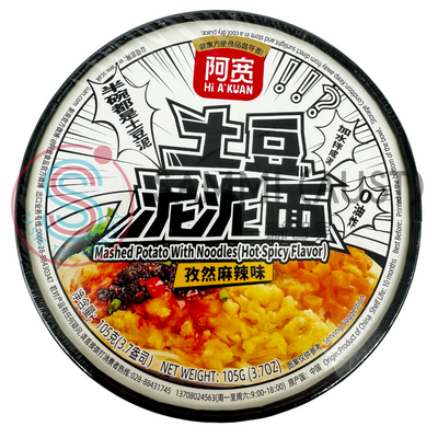 Baijia Mashed Potato With Noodles (Hot Spicy Flavour) 105g