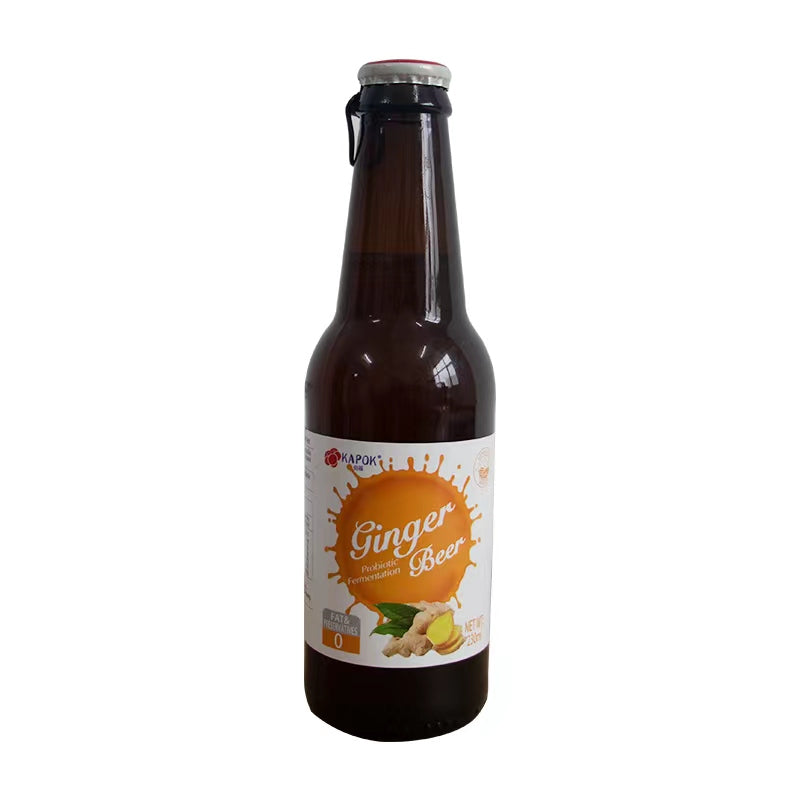 Kapok Sparkling Ginger Beer 伯福益生菌发酵姜饮气泡水 230ml