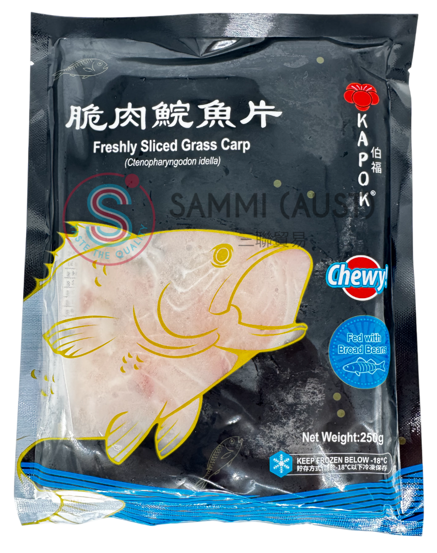 Kapok Crispy Grass Carp Slice 脆肉皖鱼片 250g