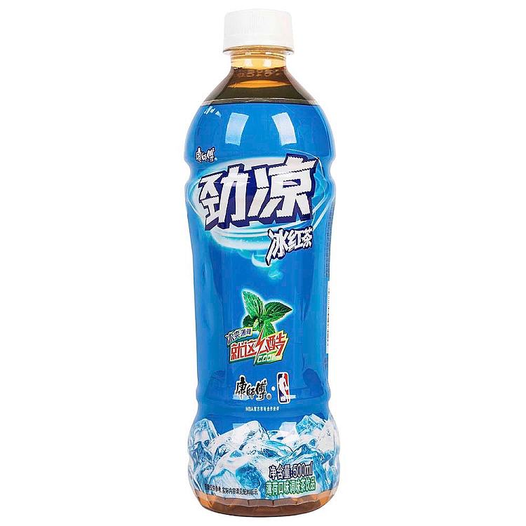 Mr Kang Black Ice Tea Mint Flavour 凉冰红茶 550ml x 15