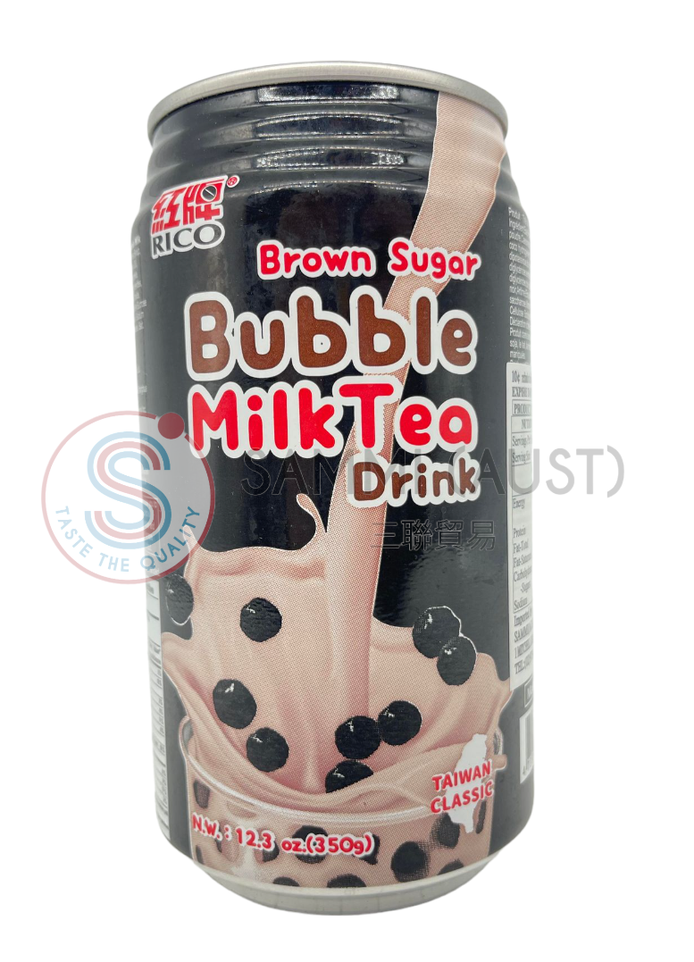 Rico Brown Sugar Bubble Milk Tea Drink 珍珠奶茶黑糖口味 350ml