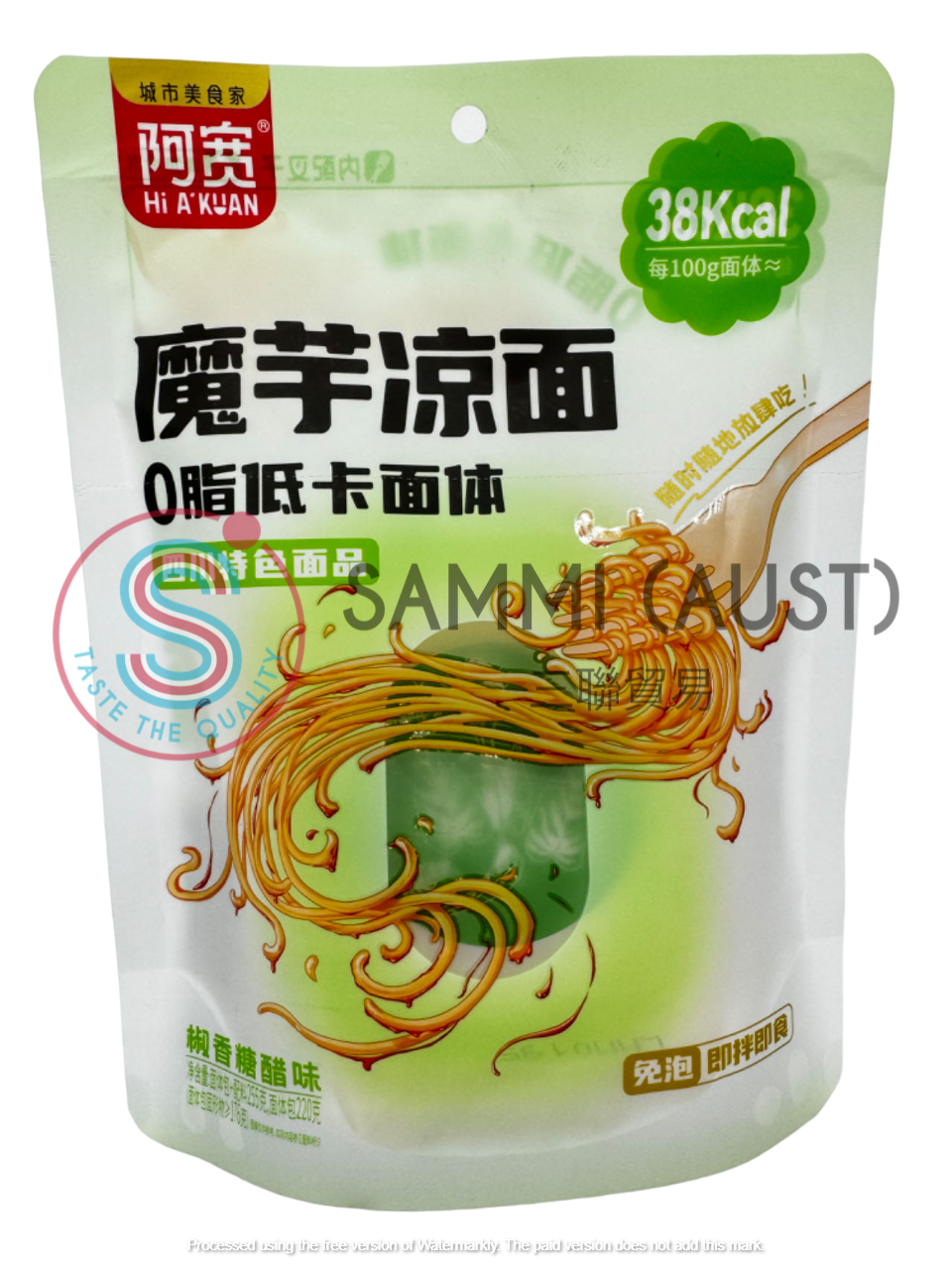 Baijia Chili Sweet and Sour Konjac Cold Noodles 阿宽椒香糖醋魔芋凉