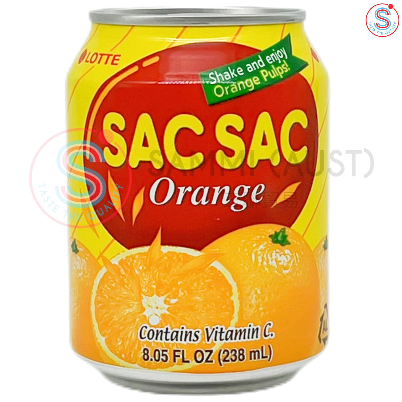 Lotte Sac Sac Orange Juice 238ml