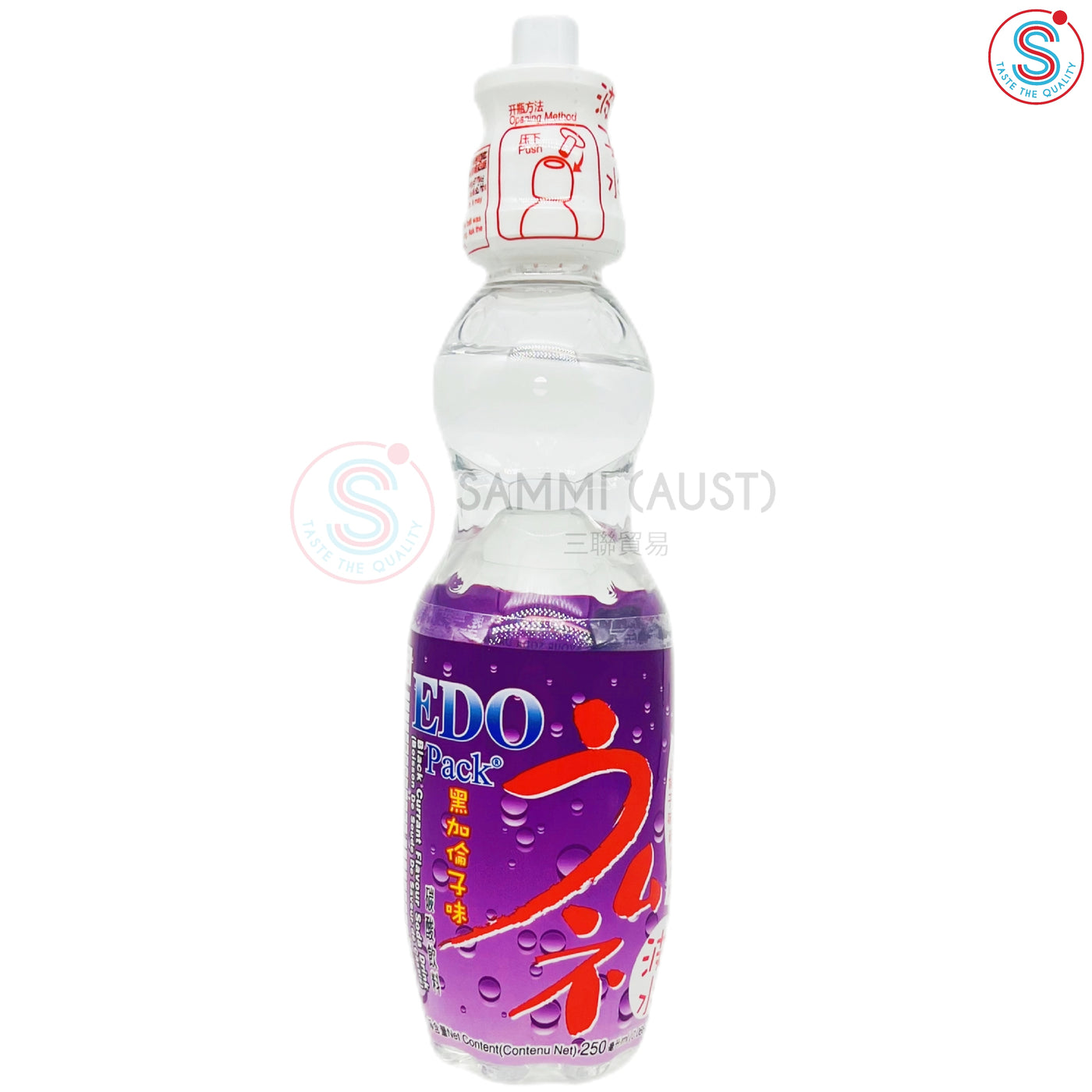 EDO Blackcurrant Soda 波子水黑加仑味 250ml