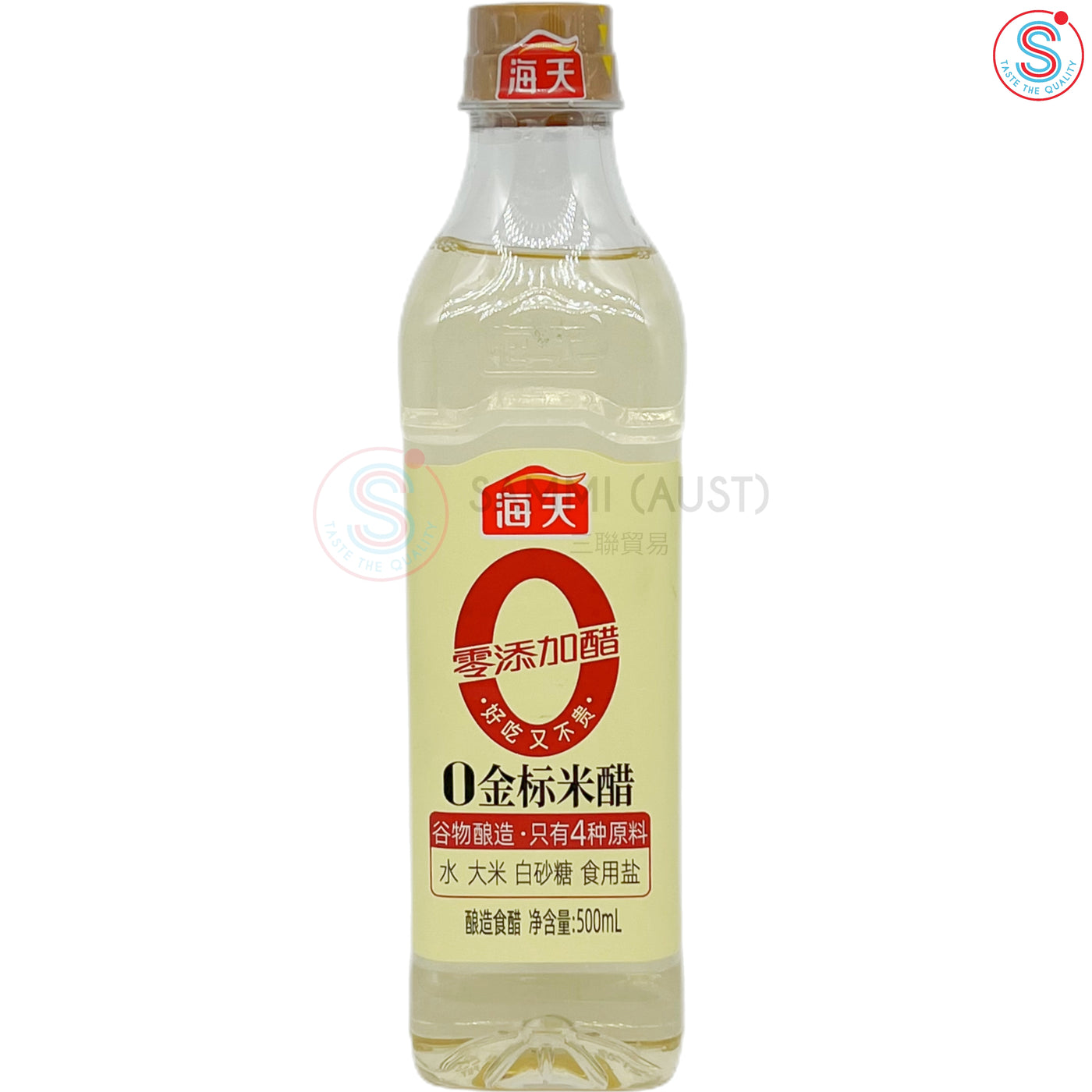 Haday 0 Additive Gold Label Rice Vinegar 海天零添加金标米醋 500ml