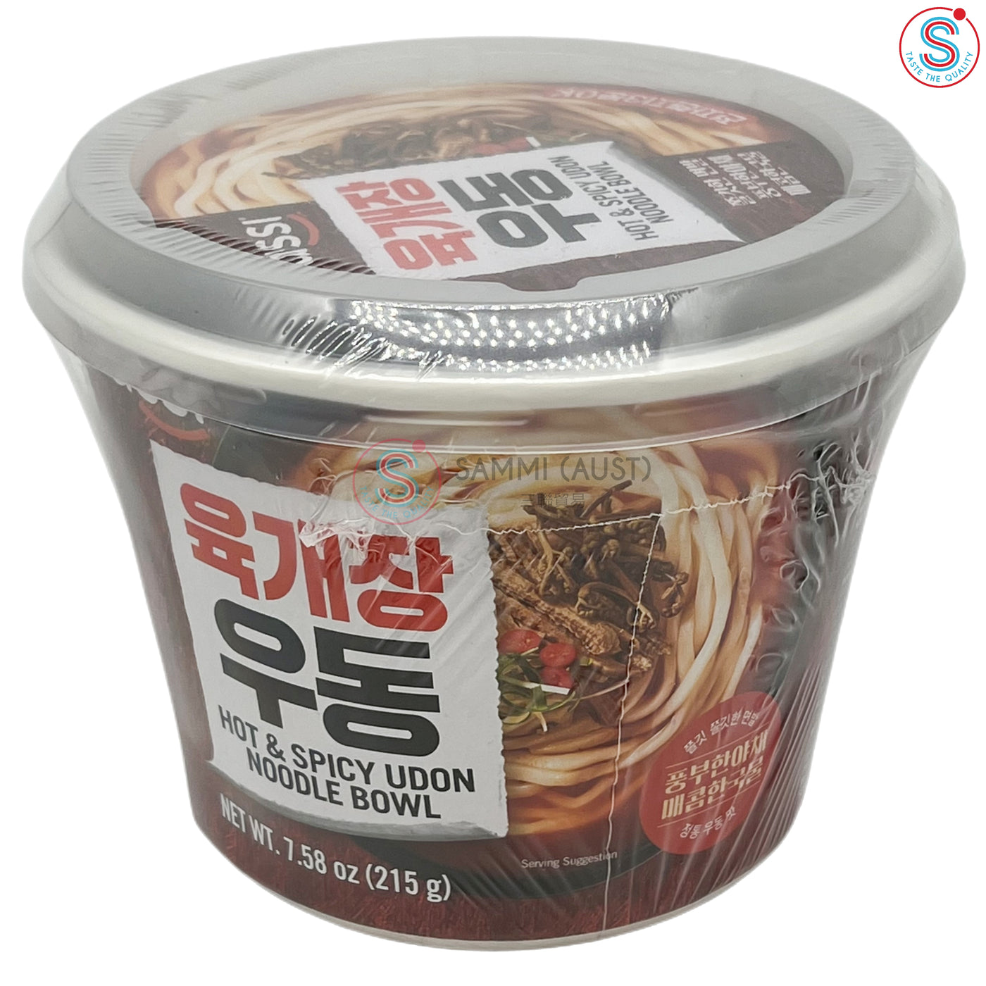 Assi Hot and Spicy Udon Noodle bowl 215G