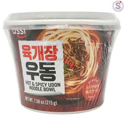 Assi Hot and Spicy Udon Noodle bowl 215G