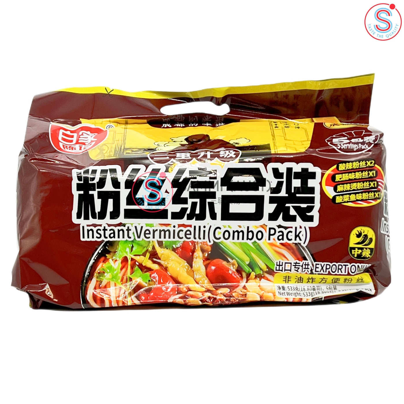 Baijia Combined 5 Flavour 白家综合粉丝 541G