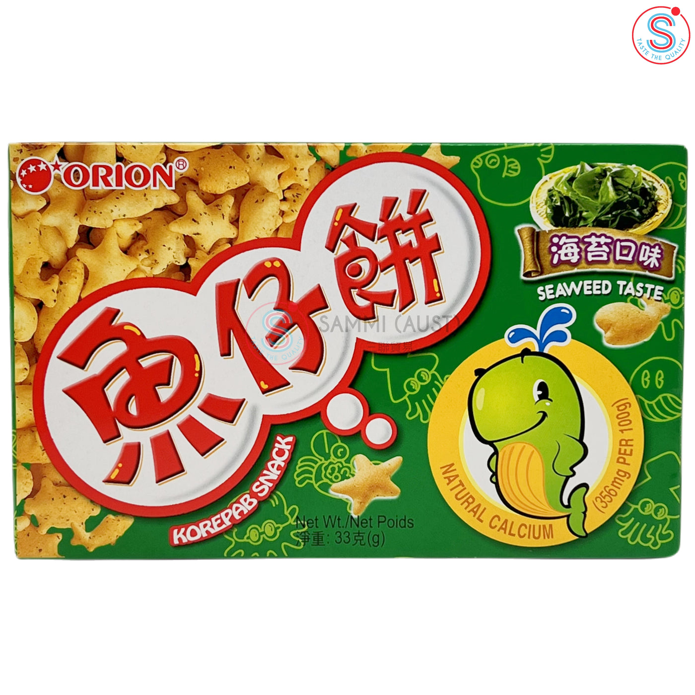 Orion Korepab Snack Seaweed 东洋鱼仔餅鸡味