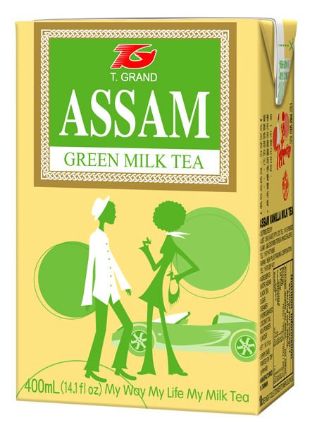 Assam Green Milk Tea 阿萨姆绿茶味 400ml