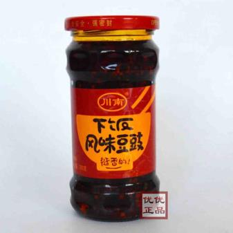 CN Spicy Black Bean, Chili Sauce 川南下饭风味豆豉 210G